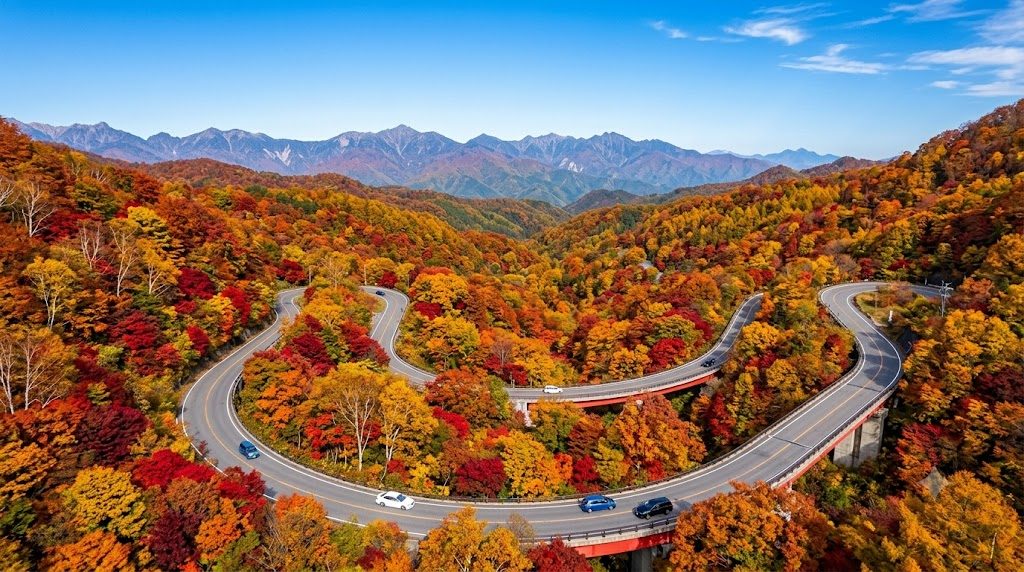 【2026年版】紅葉ドライブ絶景ルート10選|見頃は例年より3〜5日遅い。渋滞回避の時間術まで